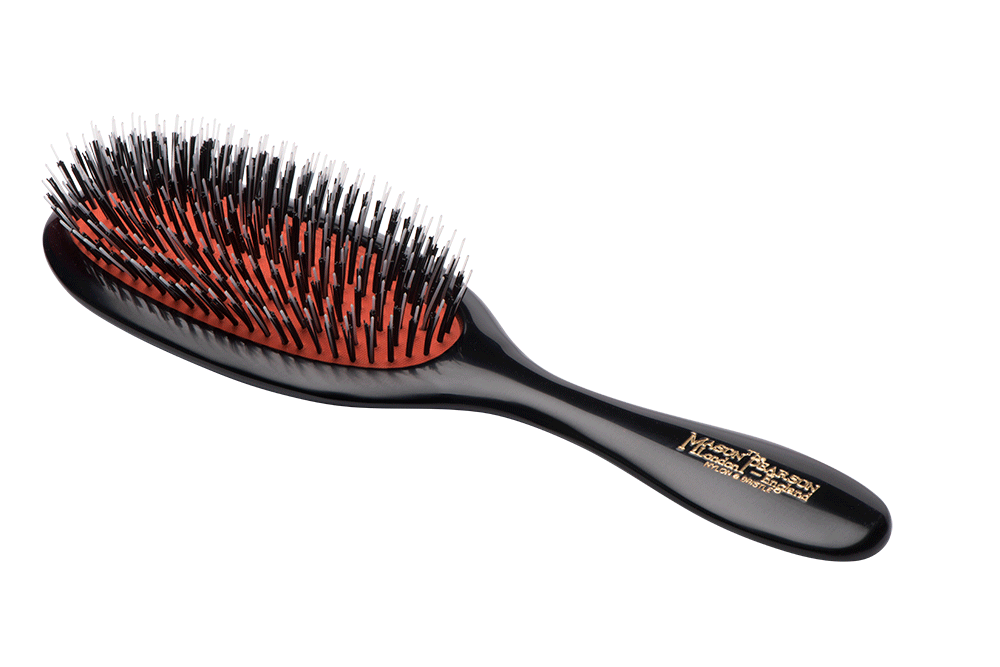 Mason Pearson Handy bristle and Nylon Brush BN3- Dark Ruby