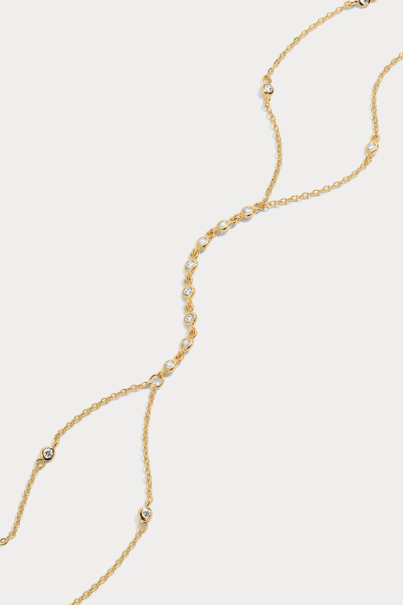 Anais Speckled Body Chain - Gold