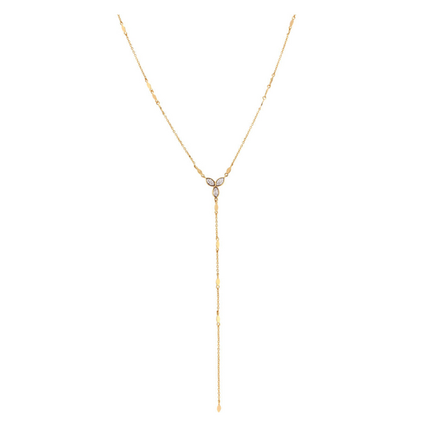 Flora Lariat - Gold