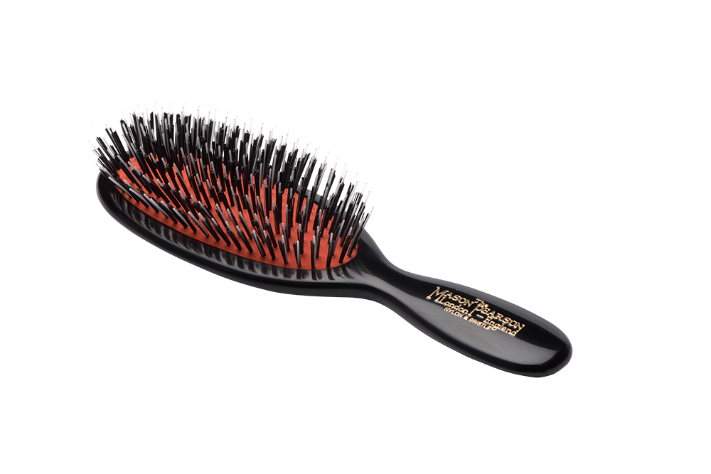 Mason Pearson Pocket Bristle & Nylon Hairbrush BN4 – Dark Ruby